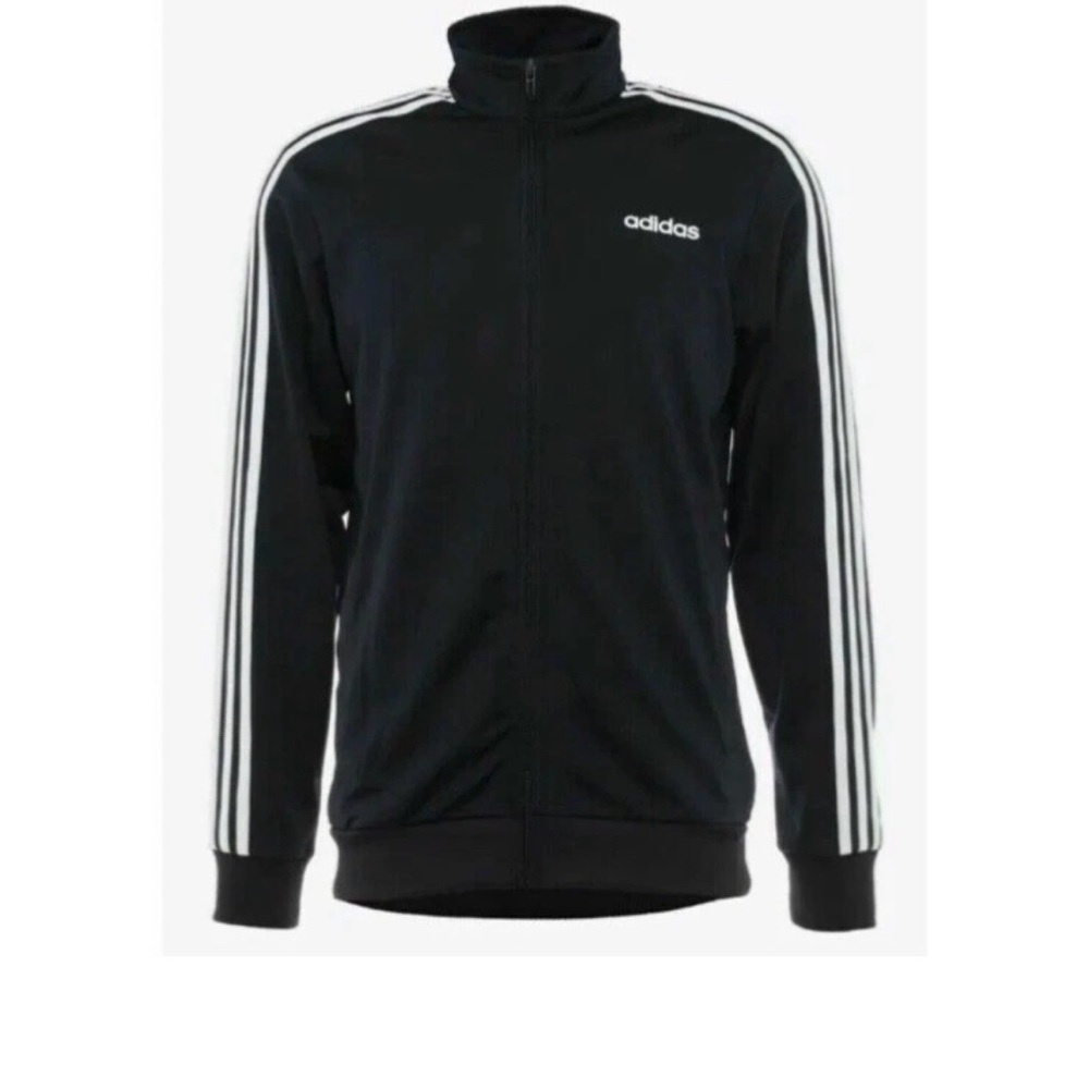 Adidas Black and White Track Jacket